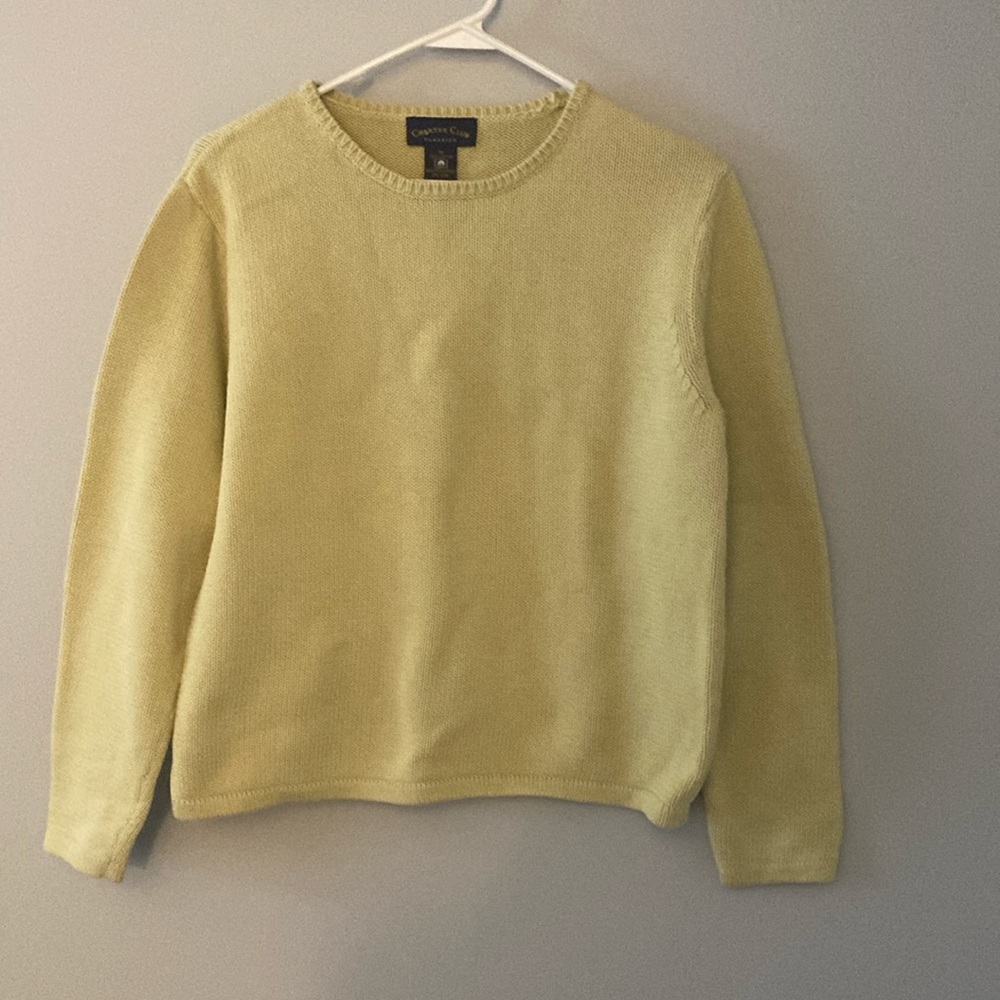 Charter Club sweater, size medium, green